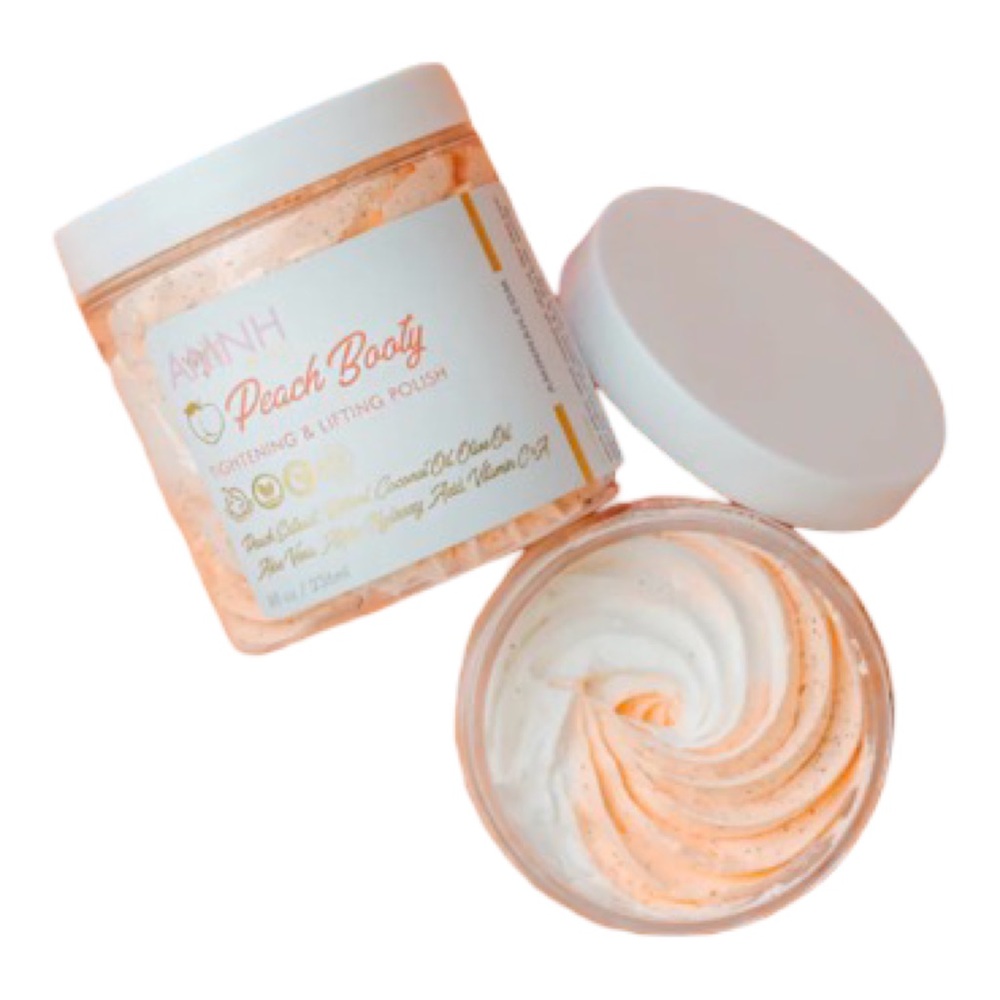 NWT AMNH Peach Booty Tightening Lifting Body Polish Scrub 8 oz